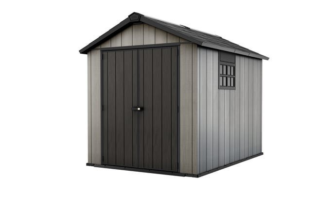 1-15.jpg Abris de jardin OAKLAND 759 gris en résine KETER 6m² – Image 1