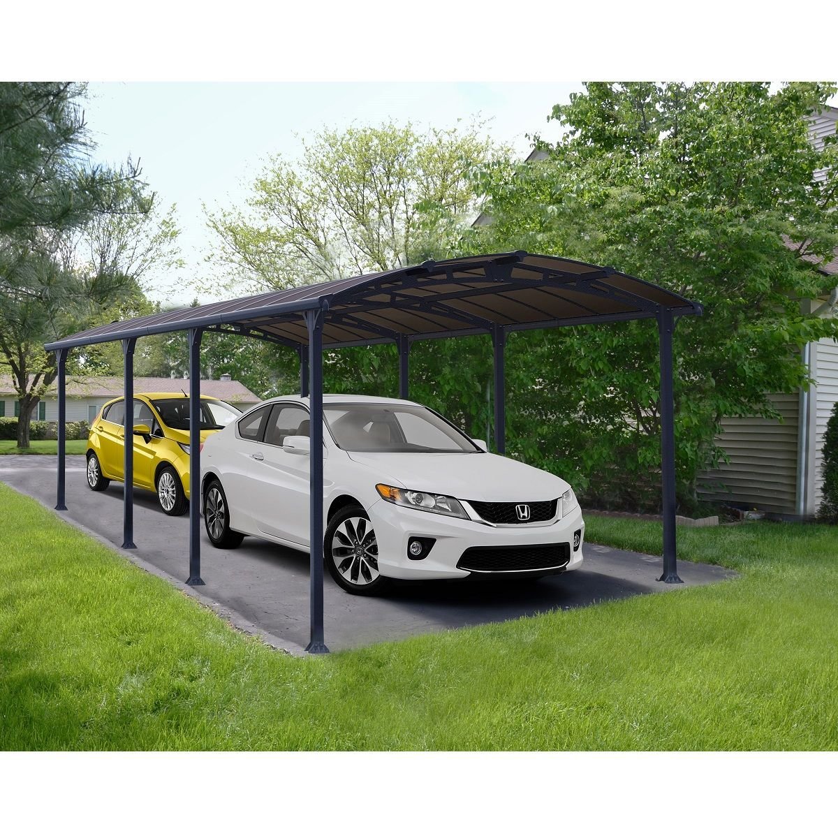 1-3.jpg Carport en aluminium ARCADIA 8500 26,4 m² gris – Image 1