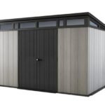 Abris de jardin ARTISAN 117 en résine KETER gris 7,4m²