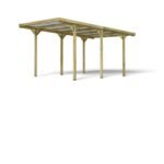 Carport Forest Style en bois JEAN 1 voiture – Image 2