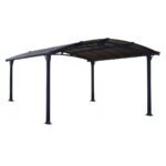 Carport aluminium Arcadia 6400 13,3 m² gris – Image 2