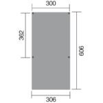 Carport WEKA simple en Y 10,86m² avec toit plat en acier – Image 2