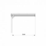 Carport Forest Style  en bois VICTOR 1 voiture – Image 4