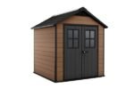 Abris de jardin NEWTON 757 marron en résine KETER  4,4m²