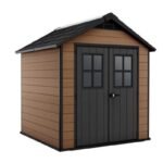 Abris de jardin NEWTON 757 marron en résine KETER  4,4m²