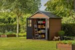 Abris de jardin NEWTON 757 marron en résine KETER  4,4m² – Image 5