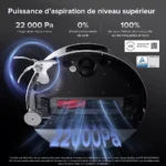 Robot Aspirateur Laveur ROBOROCK Saros 10 blanc – Image 8
