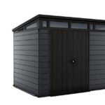 Abris de jardin gris anthracite CORTINA 97 en résine KETER  6m²