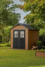Abris de jardin NEWTON 757 marron en résine KETER  4,4m² – Image 6