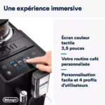 Expresso Broyeur DELONGHI FEB4435.B Rivelia Noire – Image 4