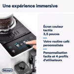 Expresso Broyeur DELONGHI FEB4455.W Rivelia Latte Blanche – Image 8