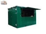 Container Bar Pliable XL 3 × 2 mètres – Vert RAL 6005