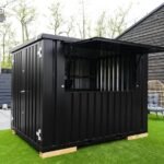 Container Bar Pliable 3 × 2 mètres XL – Noir RAL 9005