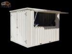 Container Bar Pliable 4 × 2 mètres – Blanc RAL 9016 – Image 2