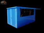 Container Bar Pliable 4 × 2 mètres – Bleu RAL 5012 – Image 2