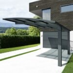 Carport en aluminium autoporté toiture en polycarbonate – Image 2