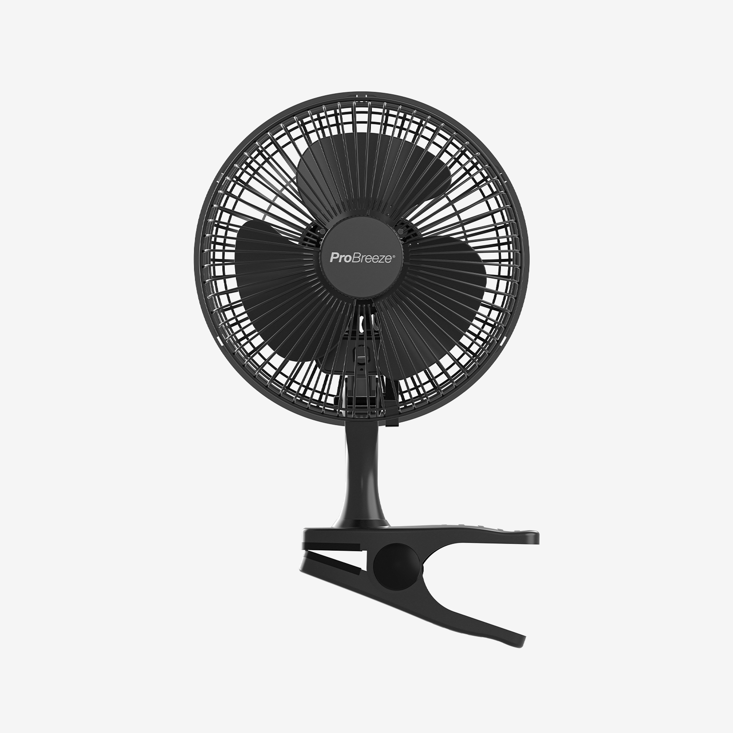 PB-01BHERO.png 6" Mini ventilateur à pince - Ultra silencieux & Haute puissance - Noir – Image 1