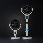 AirFlo 43" Ventilateur sur pied hybride intelligent - Circulateur d'air ultra-silencieux - Blanc/Noir – Image 10