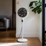AirFlo Plus 44" Ventilateur sur pied hybride - Circulateur d'air ultra-silencieux - Blanc/Noir – Image 3