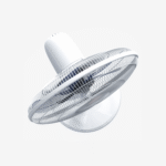 Rénové - 16" Ventilateur sur pied avec 4 modes de ventilation et télécommande - Blanc – Image 4