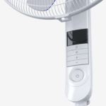 Rénové - 16" Ventilateur sur pied avec 4 modes de ventilation et télécommande - Blanc – Image 3