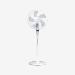 Rénové - 16" Ventilateur sur pied avec 4 modes de ventilation et télécommande - Blanc