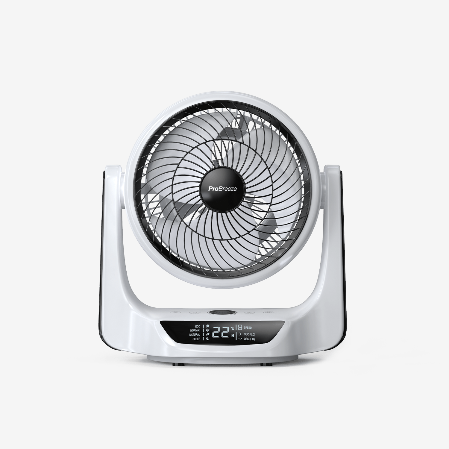 PB-F09HERO.png Ventilateur de circulation d'air DC 10 ”avec oscillation automatique et télécommande – Image 1