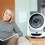 Ventilateur de circulation d'air DC 10 ”avec oscillation automatique et télécommande – Image 3