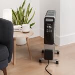 Omniwarm 2500W Huile remplie 11 nageoires Fin Radiateur Eco Radiateur avec affichage numérique et contrôle des applications intelligentes - noir – Image 4