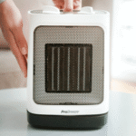 2000W Mini Ceramic Fan Fabriater avec oscillation automatique – Image 2