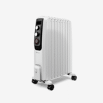 Radiateur d'huile 2000W avec affichage numérique - 8 ailettes, minuterie, 4 paramètres de chaleur