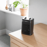 Mini radiateur soufflant en céramique 2000 W - Noir – Image 3