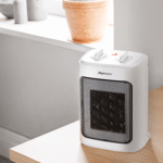 Mini radiateur soufflant en céramique 2000 W - Blanc – Image 2