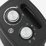 Chauffage de ventilateur en céramique de 1800W - noir - noir – Image 3