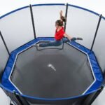 Trampoline Octopulse 460cm – Filet de Protection – Echelle + Kit d&rsquo;ancrage – Image 2