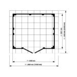 Abri de jardin en PVC 4,9m² UTILITY blanc et gris bleu Grosfillex – Image 2