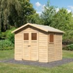 Abri de jardin Dalin 1 de 4,41m² panneaux bois 14mm – Karibu – Image 2