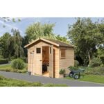Abri de jardin Dalin 1 de 4,41m² panneaux bois 14mm – Karibu – Image 15