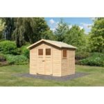 Abri de jardin Dalin 1 de 4,41m² panneaux bois 14mm – Karibu – Image 16