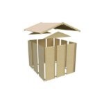 Abri de jardin Dalin 1 de 4,41m² panneaux bois 14mm – Karibu – Image 3