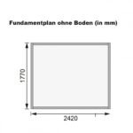 Abri de jardin Dalin 1 de 4,41m² panneaux bois 14mm – Karibu – Image 10