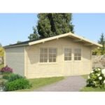PALMAKO Abri de jardin Britta 22.3 m² en bois massif 40 mm – Image 2