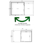 Abri de jardin Domeo 2 Plus 9m²+6m² auvent en bois massif 44 mm – Image 5