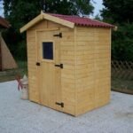 Abri de jardin en bois 2,56m² – panneaux 16mm + plancher – Habrita – Image 13