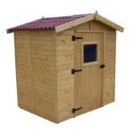 Abri de jardin en bois 2,56m² – panneaux 16mm + plancher – Habrita – Image 3