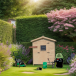 Abri de jardin en bois 2,56m² – panneaux 16mm + plancher – Habrita – Image 9