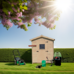 Abri de jardin en bois 2,56m² – panneaux 16mm + plancher – Habrita – Image 10