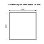 Abri de jardin en bois gris anthracite 19mm – acier gris anthracite – 4,45m² Jupiter C – Karibu – Image 5