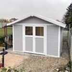 Abri de jardin en PVC 11,2m² DECO gris clair et blanc Grosfillex – Image 5