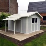 Abri de jardin en PVC 11,2m² DECO gris clair et blanc Grosfillex – Image 6